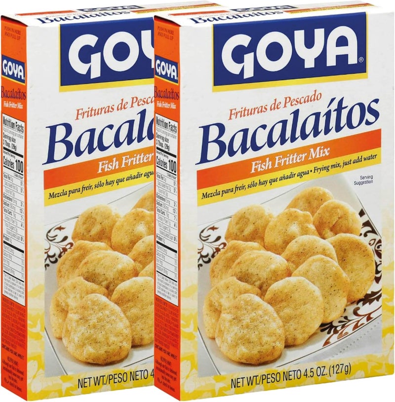 Goya Bacalaitos Codfish Fritter Mix (4.5oz, 2 Pack) - Image 1